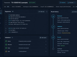 Validate and trace EDI transactions