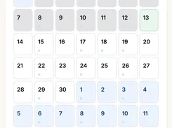 Mobile Simplebook appointment-selection screen for “Brazos,” displaying a June 2026 calendar and previous, today, and next controls.