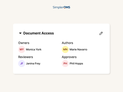 Assign responsibilities and control who can review, edit, or approve CAPA records based on their role.