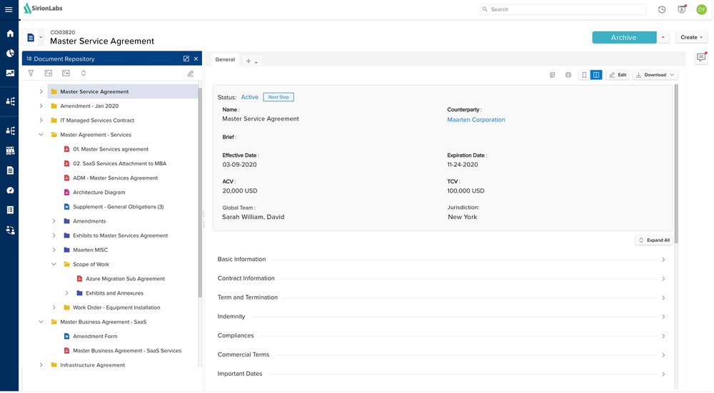Contract Setup: Configure an intelligent, enterprise-grade foundation for your contracting processes.