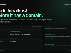 Local Agent: audit a localhost project over a loopback-only connection before it has a domain