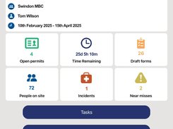 Project Dashboard on iPad