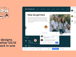Share designs and gather UX/UI feedback in one place