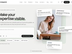 Start from anything: notes, an article, a link or a PDF