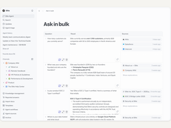 Ask questions and get cited answers from your docs and tools