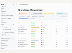 Track outdated, verified and unowned docs in one place