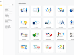 Create all types of diagrams, including: flowcharts and swimlanes, organizational charts, mind maps, CAD drawings & floor plans, project charts, network diagrams, wireframes & mockups, and so much more. 