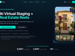 Pixly AI virtual staging web app
