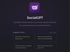 SocialGPT UI
