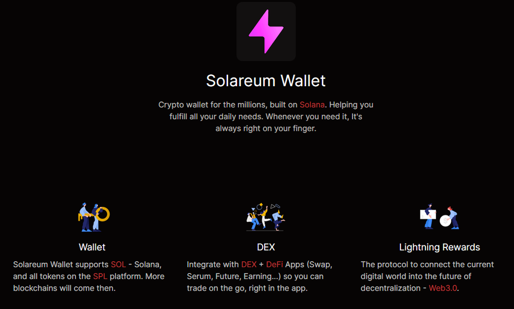 Solareum Wallet Screenshot 1