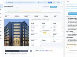 Reports page with a saga response