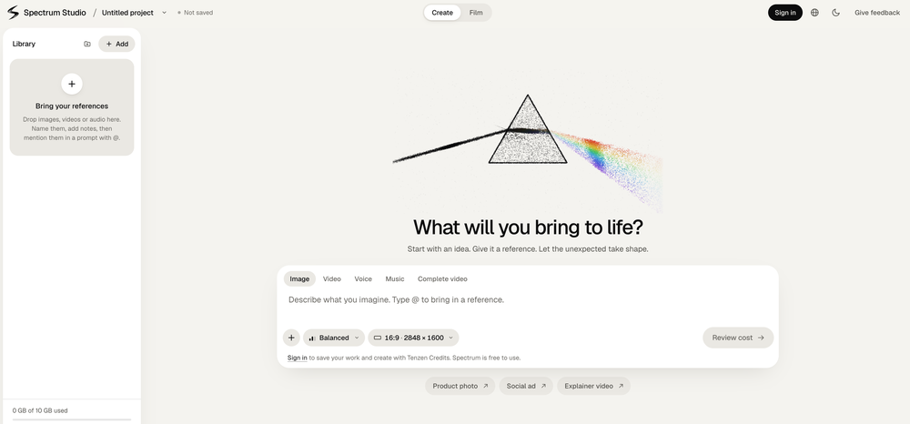 Spectrum Studio Screenshot 1