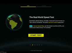 The Real-World Speed Test: download, upload, latency and jitter measured in the browser on 130+ servers worldwide.