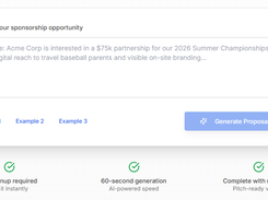 SponsorFlo Screenshot 1