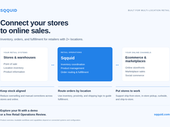 Sqquid retail operations overview: connect inventory, orders, and fulfillment across 2+ stores and online sales channels.