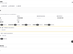 Korean eCount API validation page showing successful tests alongside failed order and sales input validation fields.