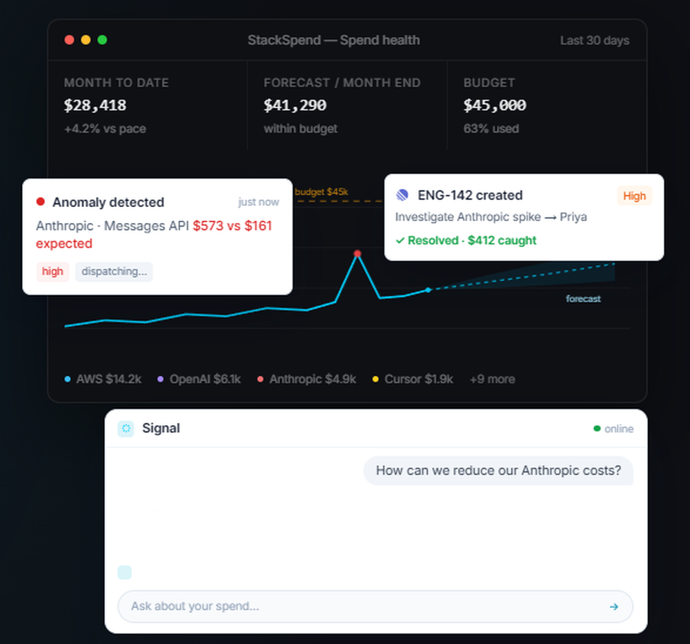StackSpend Screenshot 1
