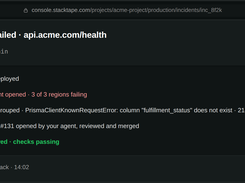 Incident investigation with a fix pull request ready for review