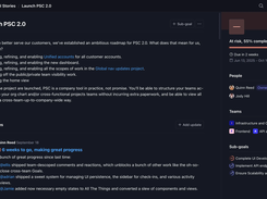 Goal Stories connect daily work to outcomes automatically
