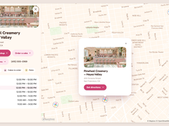 Location photos, opening hours and directions. Example data.