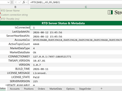 Connection status and server metadata topics