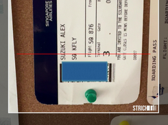 Scanning PDF417 airline boarding passes
