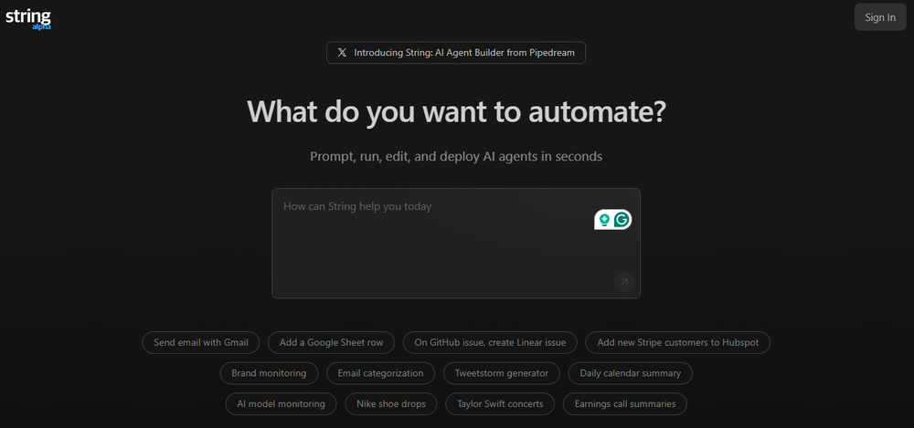 String.com Screenshot 1