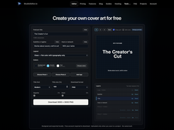 Studioeditor.io podcast artwork tool (No AI)