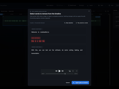 Studioeditor.io text-based editing
