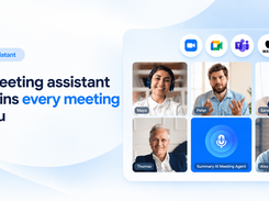 Your AI meeting assistant, wherever you meet. Connect with Zoom, Google Meet, Microsoft Teams, and Apple Watch to capture conversations and turn them into useful notes and summaries.