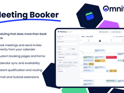 Meeting Booker is a full-featured scheduling engine that can be added anywhere you have an online presence; email, sms, websites, portals, and customer-facing teams. It handles intelligent routing, availability rules, booking forms, and calendar sync across Google, Microsoft and Salesforce calendars. Leads and requests are automatically qualified and routed to the right team member based on answers, territory, or account data, without back-and-forth or manual coordination. A browser extension lets teams book meetings directly from Gmail or Outlook while staying connected to their CRM.