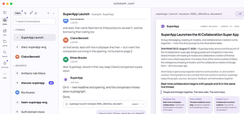 SuperApp Screenshot 1