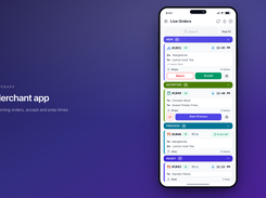 Merchant app. Illustrative product view - fictional demo data.