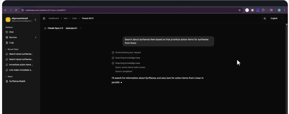 SurfSense Screenshot 1