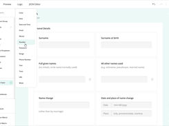 Rich Toolbox with question subitems