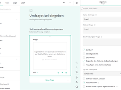 Localized Survey Creator UI