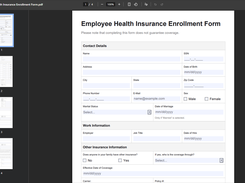 Export forms to PDF