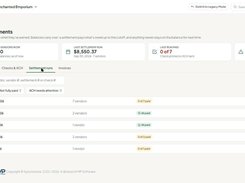 Settlements: pay vendors by SyncroACH or printed check, with every run tracked