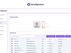 Email signature management - SyncSignature
