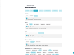Style guide: formality, person, voice and tone