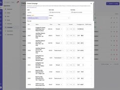 Schedule sales and set custom discounts across your catalog from one place.