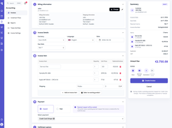Create custom invoices and generate links for convenient online payments.