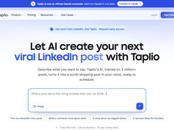 Let AI create your next viral LinkedIn post (taplio.com)