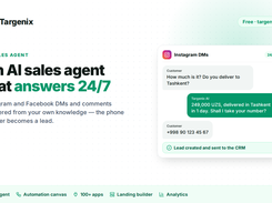 AI sales agent answering Instagram and Facebook DMs 24/7