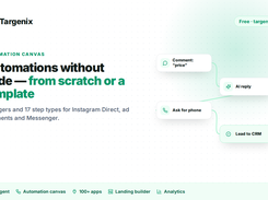 Automation canvas: comment and DM flows without code