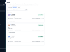 WhatsApp and Telegram intake collected into one order