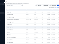 Matching runs against the customer's own catalogue