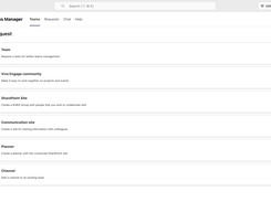 Automated request and approval process for new teams, M365 groups and SharePoint sites