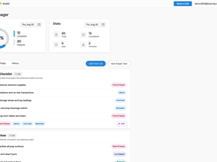 Teamsly task management software helps managers create recurring task lists and employee checklists, assign work by role or employee, monitor completion rates, identify overdue tasks, and standardize daily operating procedures across teams and locations.
