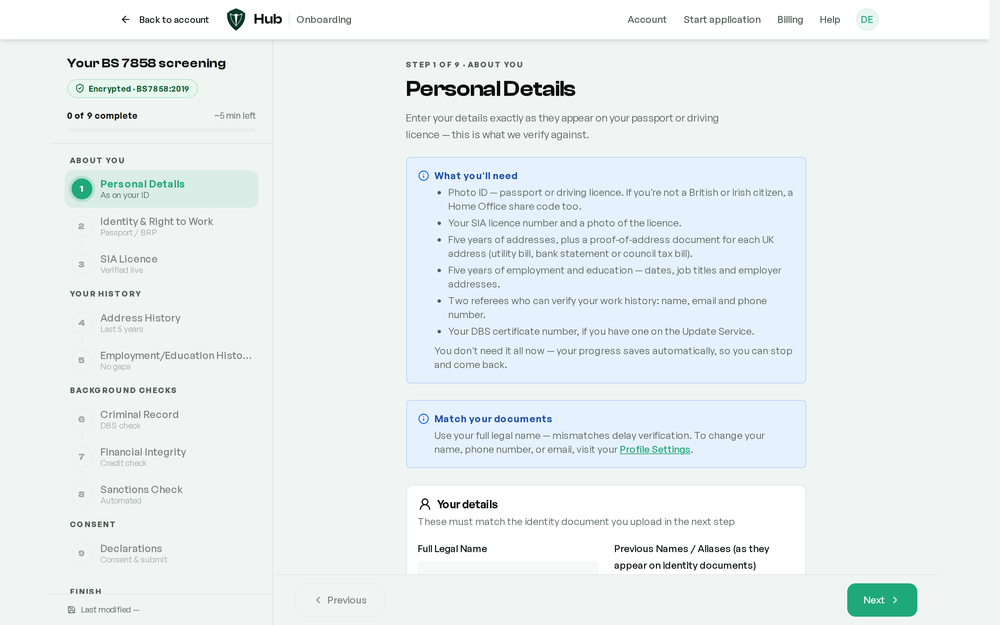 Onboarding Wizard